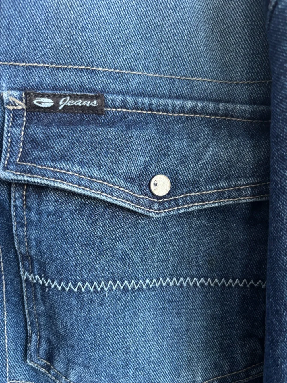 Vintage GodBody Jeans Denim Jacket Men’s XXL Pearl Snaps *see details*